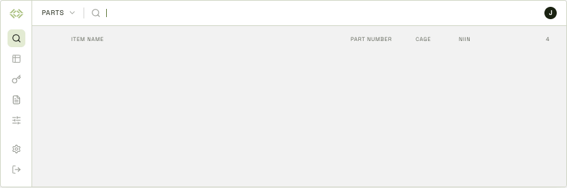 Searching manufacturer part numbers in the OpenFLIS Search Tool